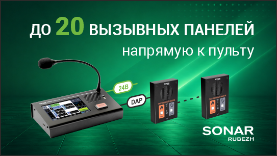 Экономичное решение SONAR SFB для экстренной связи на малых объектах